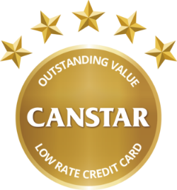 Canstar 5-Star Rating Low Rate Credit Card